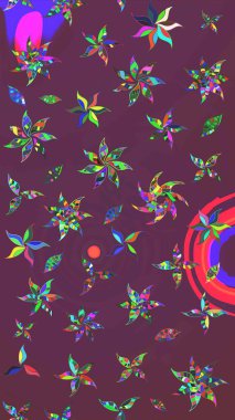 Eskiz arkaplan modeli. Vadinin çiçekleri kahverengi ve mor renklerde. Suluboya, elle çizilmiş. Raster - stok.