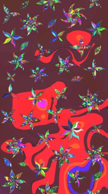 Güzel kumaş deseni. Güzel suluboya yaz çiçekleri deseni..