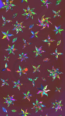 Raster. Güzel suluboya çiçekler, parlak resim ilham verici yeşil çiçek desenli eskiz arka plan.