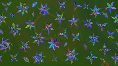 Zarif, parlak ve eskiz yeşil ve mavi çiçek desenli tasarım. Sabıka baskıları, bebek kıyafetleri, duvar kâğıtları, paket kutuları vb..