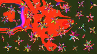 Etnik Mandala süsü. Raster Henna dövme stili. Kızılderili desenli desenli desenli şal deseni. Tekstil, tebrik kartı, boyama kitabı, telefon kılıfı baskısı için kullanılabilir.