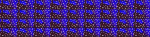 Küçük çiçekli basit bir çiçek çizimi. Mavi ve kahverengi renkli şirin çiçekler. Moda baskısı, albüm, ambalaj kağıdı ve duvar kağıdı için zarif dekoratif süslemeler. Raster illüstrasyonu.