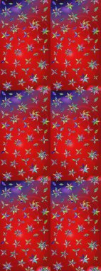 Modern gösterişli kırmızı ve menekşe arkaplan duvar kağıdı resimli klasik çizgili desenli desenli çiçekler, çiçekli süsler. Çiçekli el çizimi çizimi deseni.