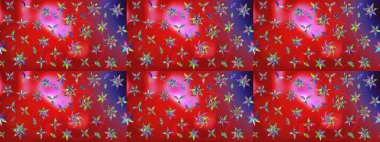 Poster ya da kapak için arka plan. Davetiye ve kartpostal tasarımı için dekoratif çiçek unsurları. Yapraklı çizim şekli. Şirin, zarif çiçekler Raster illüstrasyonu. Tekstil için figür.