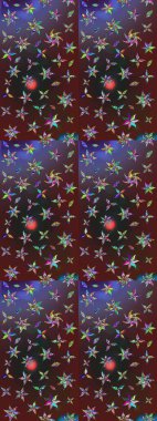 Çizim raster deseni. Güzel kumaş deseni. Çiçek arka planı.