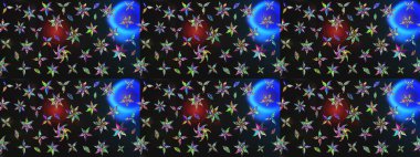 Kumaş, duvar kağıdı ve kağıt üzerine baskı yapmak için gelişen arka plan. Raster illüstrasyonu. Eski usul küçük çiçekli şirin bir eskiz deseni. Moda arka planında parlak buketler.