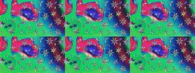 Çizim çiçek deseni duvar kağıdı, web sitesi arka planı, ambalaj kağıdı, davetiye, broşür, afiş veya web sitesi için kullanılabilir. El çizimi Raster çizimi. Parlak elementlerin.