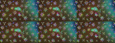 Botanik çizim kalıbı. Organik elementler. Suluboya etkisi. Raster deseni.