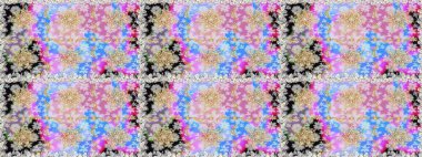 Klasik raster şablonu. Tekrarlayan elementlerle kusursuz soyut arkaplan. Tarafsız ve altın desenli.