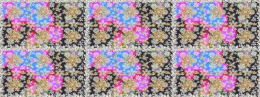 Antika altın tekrarlanabilir duvar kağıdı. Damask arkaplanı tekerrür ediyor. Barok tarzında altın çiçek süsü. Gri renklerdeki altın element.