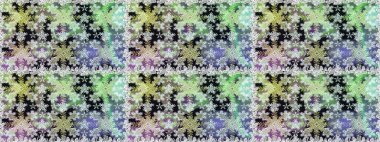 El yapımı dekoratif çerçeve, albüm kapağı, tebrik kartı, klasik Art deco tarzı. Raster soyut çiçek çelengi altın karalama fantezi yaprakları ve tarafsız renklerde çiçek.