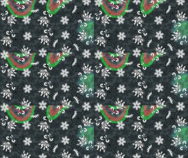 Raster suluboya çiçek deseni, narin çiçekler, gri ve mavi çiçekler, tebrik kartı şablonu. Raster Güzel kumaş deseni.