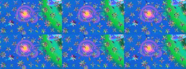 Tekstil veya kitap kapakları, imalat, duvar kağıtları, baskı, hediye paketi ve yapıştırma kitabı için çiçek eskizi geçmişi. Küçük çaplı çiçeklerdeki basit şirin desenler. Raster illüstrasyonu.