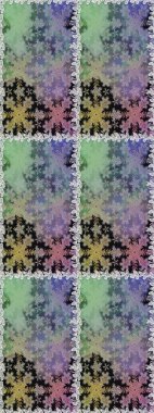 Kusursuz altın desen. Tarafsız renkler ve altın elementler. Raster altın çiçek süsü brokar kumaş ve cam desenli. Çiçek desenli altın metal..