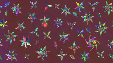 Vadinin çiçekleri kahverengi ve yeşil renklerde. Suluboya, elle çizilmiş. Eskiz arkaplan modeli. Raster - stok.