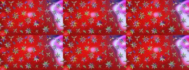 Çiçekli eskiz arkaplanı. Renkli Bahar Teması eskiz kalıbı. Düz Çiçek Elementleri Tasarımı. Çocuk stili.