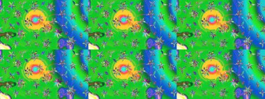 Kızılderili desenli desenli desenli şal deseni. Etnik Mandala süsü. Raster Henna dövme stili. Tekstil, tebrik kartı, boyama kitabı, telefon kılıfı baskısı için kullanılabilir.