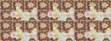 Klasik klasik klasik arka plan. Geleneksel oryantasyon süsü. Klasik Raster kahverengi ve altın desenli çizim.