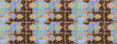 Antika altın tekrarlanabilir duvar kağıdı. Barok tarzında altın çiçek süsü. Damask çizim kalıbı arka planı tekrarlıyor. Kahverengi renklerde altın element.