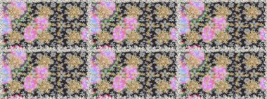 Raster altın desen. Doğulu stil, altın elementli gri renkli altın desenli arabesk yapar. Kusursuz kıvırcık saçlar..