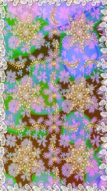 Tarafsız ve altın desenli. Tekrarlayan elementlerle kusursuz soyut arkaplan. Zarif raster klasik desen.