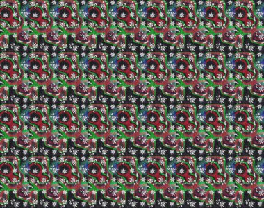 Millefleur 'lar. Küçük gri ve yeşil renkte güzel bir besin torbası deseni, çiçekler. Tekstil, kumaş, kapaklar, duvar kağıtları, baskı, paket, koleksiyon defteri, örgü, dekupaj için çiçek arkaplanı..