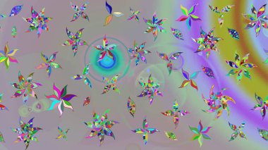 Raster şirin suluboya çiçek desenleri çiziyor. Büyük bir çiçek boyası seti. Kartlar, davetiyeler, tarih kartları ve daha fazlası için kullanılabilir.