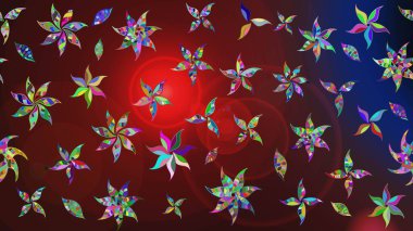 Çiçekli el çizimi çizimi deseni. Modern gelişim kahverengi ve kırmızı raster arka plan duvar kağıdı çizimi klasik çizgili iz sürme desenli çiçekler, çiçekli süsler.