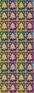 Barok tarzında eskiz oryantal süsü. Raster geleneksel bej rengi altın eskiz deseni.