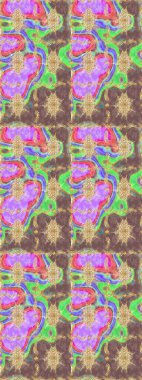 Raster illüstrasyonu. Tarafsız renkler ve altın elementler üzerine altın eskiz deseni. Tekrarlayan elementlerle soyut arkaplan oluşturun. Sketch damask klasik altın desen.