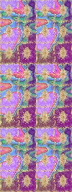 Tarafsız renklerde altın elementlerle Raster eskiz deseni. Tasarım için Damask çizim deseni.