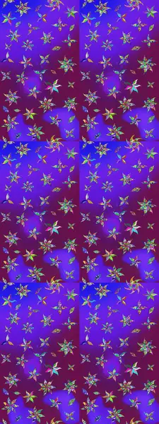 Çiçek deseni. Raster illüstrasyonu. Chichi 'nin kumaş kalıbını çiz. Renkli Bahar Teması eskiz kalıbı. Düz Çiçek Elementleri Tasarımı.