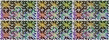 Kusursuz ortaçağ çiçek deseni. Doğum günü kartı, davetiye ya da afiş için iyidir. Gri ve nötr renklerde altın. Dekoratif simetri arabesk. Raster illüstrasyonu.