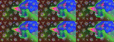 Beautiful watercolor Bouquet of summer flowers sketch pattern. Nice fabric pattern.