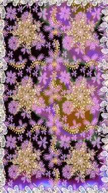 Geleneksel klasik raster altın pürüzsüz desen. Tarafsız renklerde altın elementler. Barok tarzında kusursuz bir doğulu süsü..