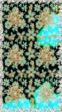 2019 Noel 'i, kar tanesi, yeni yıl. Tarafsız renklerde, altın elementlerle klasik, pürüzsüz desen.