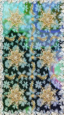 Şam, tasarım için kusursuz desen. Tarafsız renklerde, altın elementli pürüzsüz desen.