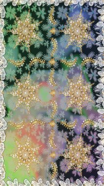 Gri renkli Raster altın deseni. Altın kar taneleri basit, pürüzsüz desen. Kış sembolü, Mutlu Noeller, Mutlu yıllar 2019. Soyut duvar kağıdı, ambalaj dekorasyonu.