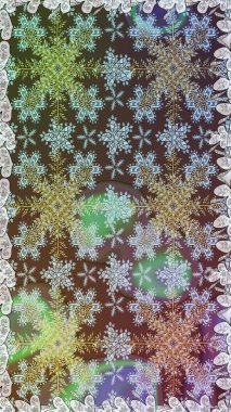 Raster illüstrasyonu. Kahverengi ve nötr renklerde altın elementlerle klasik, pürüzsüz desen.