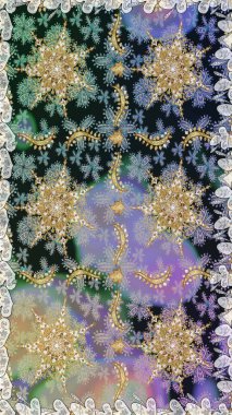 Noel, kar tanesi, yeni yıl. Gri ve nötr renklerde ve altın elementlerle kusursuz klasik desen. Gri ve nötr renklerdeki altın pürüzsüz desen altın elementlerle.