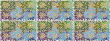 Kış kar dokusu duvar kağıdı. Noel altın kar tanesi kusursuz desen. Tarafsız ve gri renklerde altın kar taneleri. Sembol tatili, yeni yıl kutlaması, altın desenler..