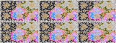 Damask pürüzsüz yineleme kalıbı. Antika altın tekrarlanabilir duvar kağıdı. Barok tarzında altın çiçekli süs. Gri renklerdeki altın element.