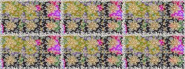 Gri ve altın desenli. Tekrarlayan elementlerle kusursuz soyut arkaplan. Zarif raster klasik desen.