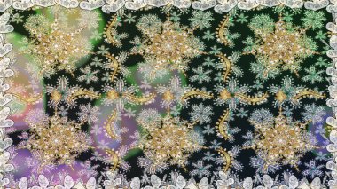 Klasik klasik klasik arka plan. Gri ve nötr renklerde altın desenler ve altın elementler. Kusursuz klasik raster altın desenli. Geleneksel oryantasyon süsü.