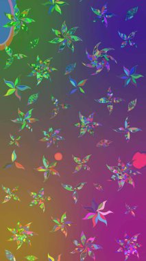 Raster Hip kumaş deseni. Eskiz Vintage Çiçek Deseni.