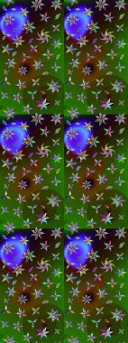 Eski usul küçük çiçekli şirin bir eskiz deseni. Moda arka planında parlak buketler. Kumaş, duvar kağıdı ve kağıt üzerine baskı yapmak için gelişen arka plan. Raster illüstrasyonu.