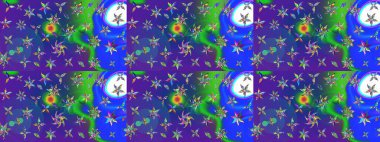 Tekstil veya kitap kapakları, imalat, duvar kağıtları, baskı, hediye paketi ve yapıştırma kitabı için çiçek eskizi geçmişi. Küçük çaplı çiçeklerdeki basit şirin desenler. Raster illüstrasyonu.