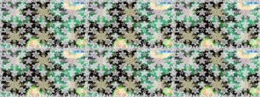 Tarafsız renklerde, altın elementlerle kusursuz desen. Klasik klasik klasik arka plan. Kusursuz klasik raster altın desenli. Geleneksel oryantasyon süsü.