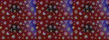 Raster deseni. Botanik çizim kalıbı. Suluboya etkisi. Organik elementler.