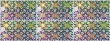 Kusursuz kraliyet lüksü, altın barok kumaş rengi. Altın antika ortaçağ dekoratifi, yapraklar ve gri ve nötr renklerde altın desenli süslemeleri olan pürüzsüz bir desen..